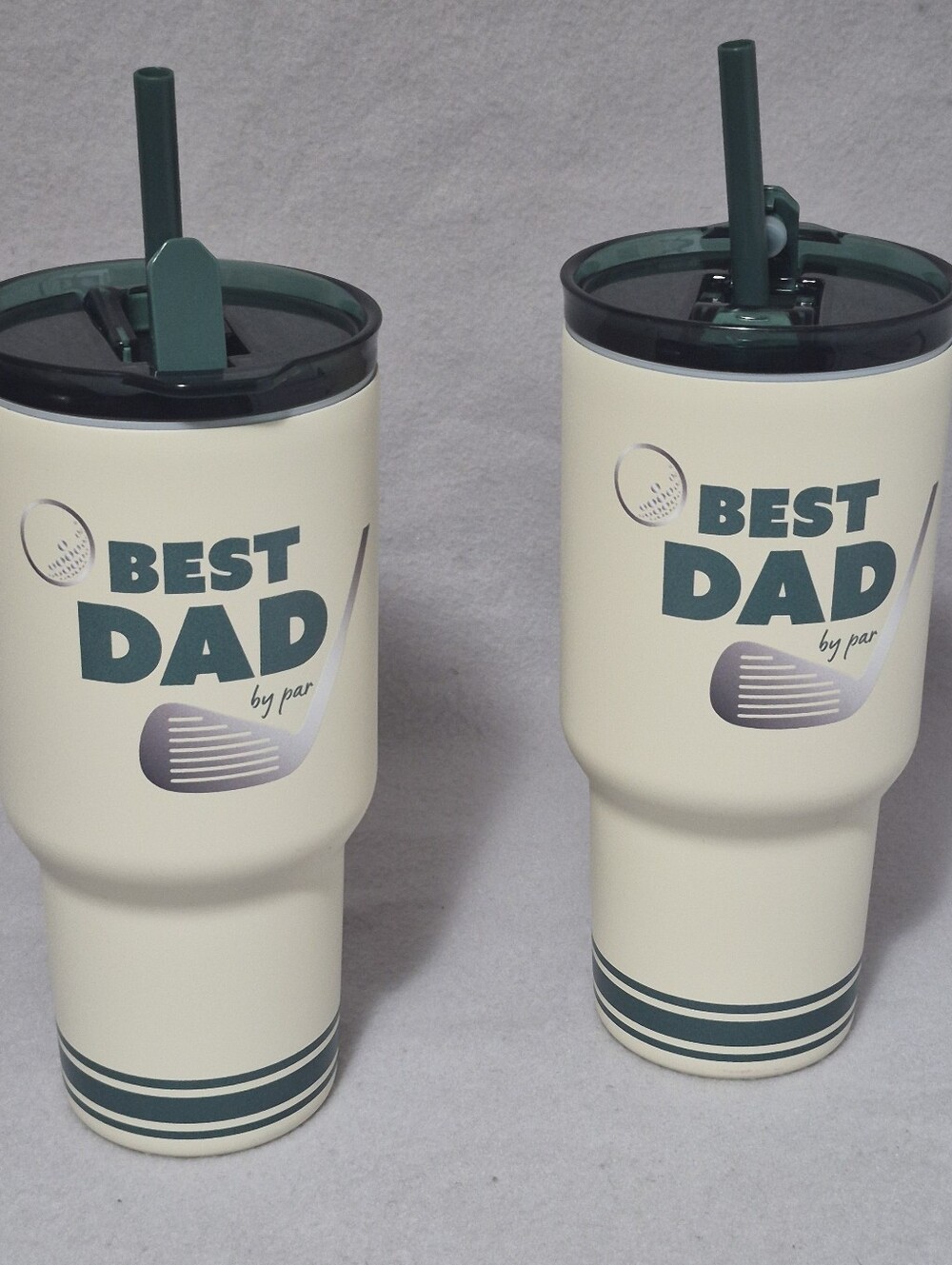 Bundle of 2 | Best Dad Golf Gifts | Stainless Steel Tumblers | 33.8 oz